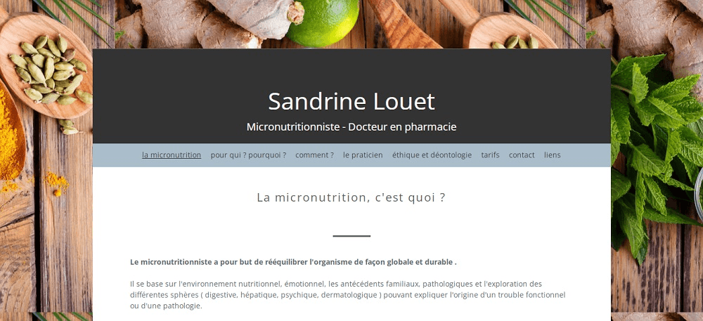 null Accueil Sandrine Louet